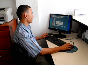Software training in accountancy systems, one of the vocational training courses offered by The Dan Eley Foundation